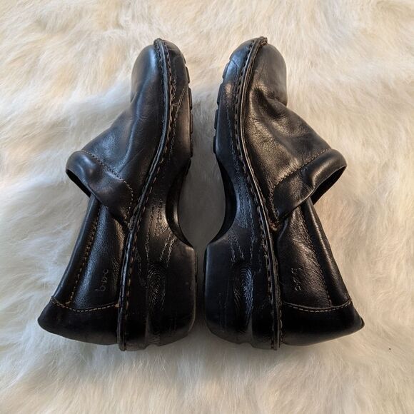 Born Concept Peggy Clog black leather BC3632 sz 9 - Picture 3 of 6